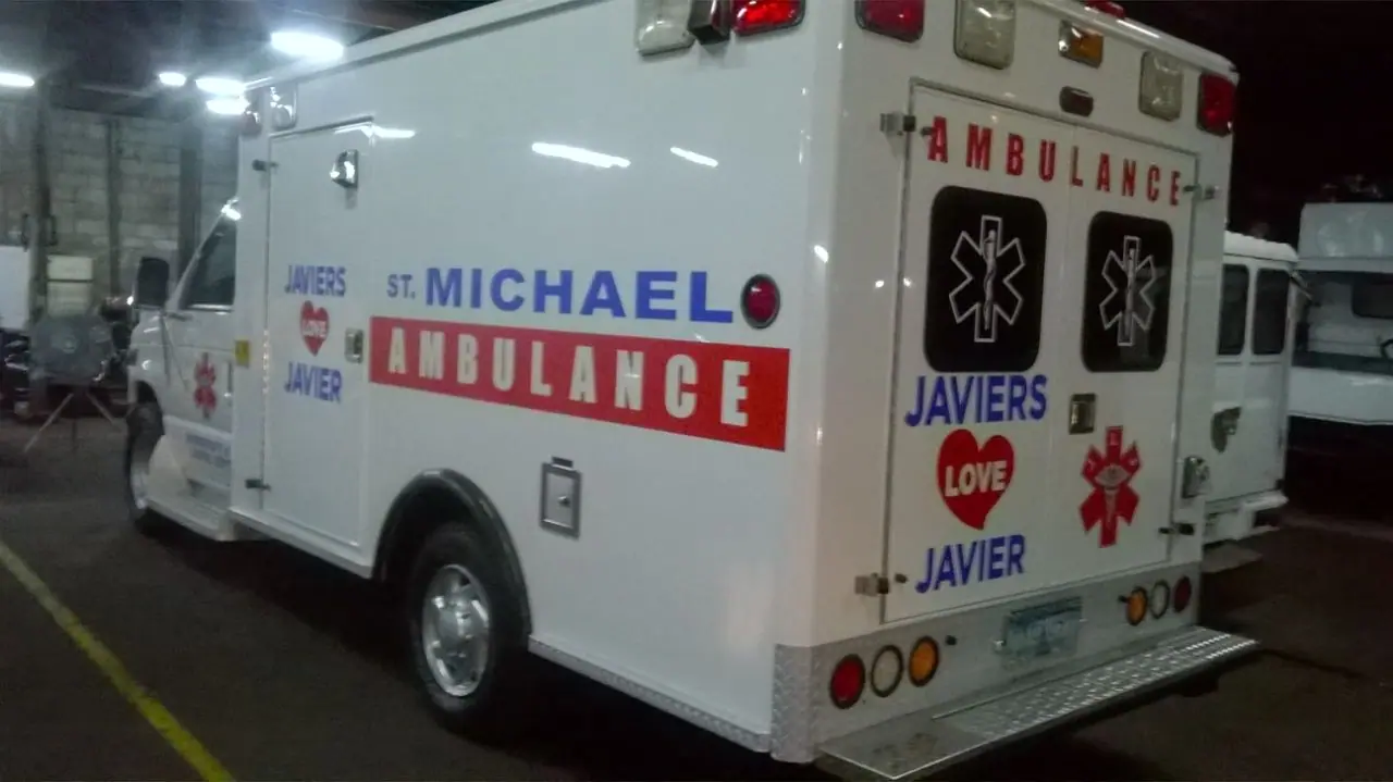 Ambulance vehicle markings
